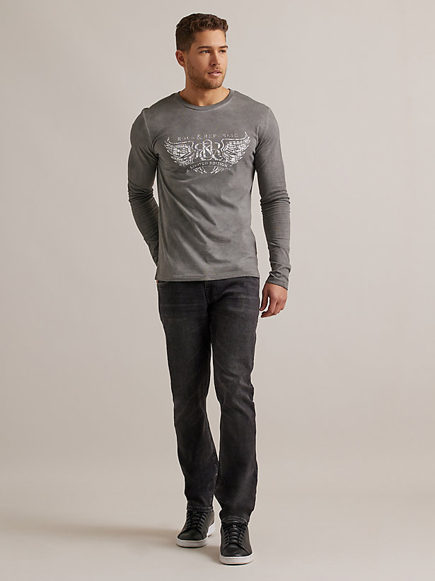 Men's Long Sleeve Limited Edition Tee in Vintage Charcoal