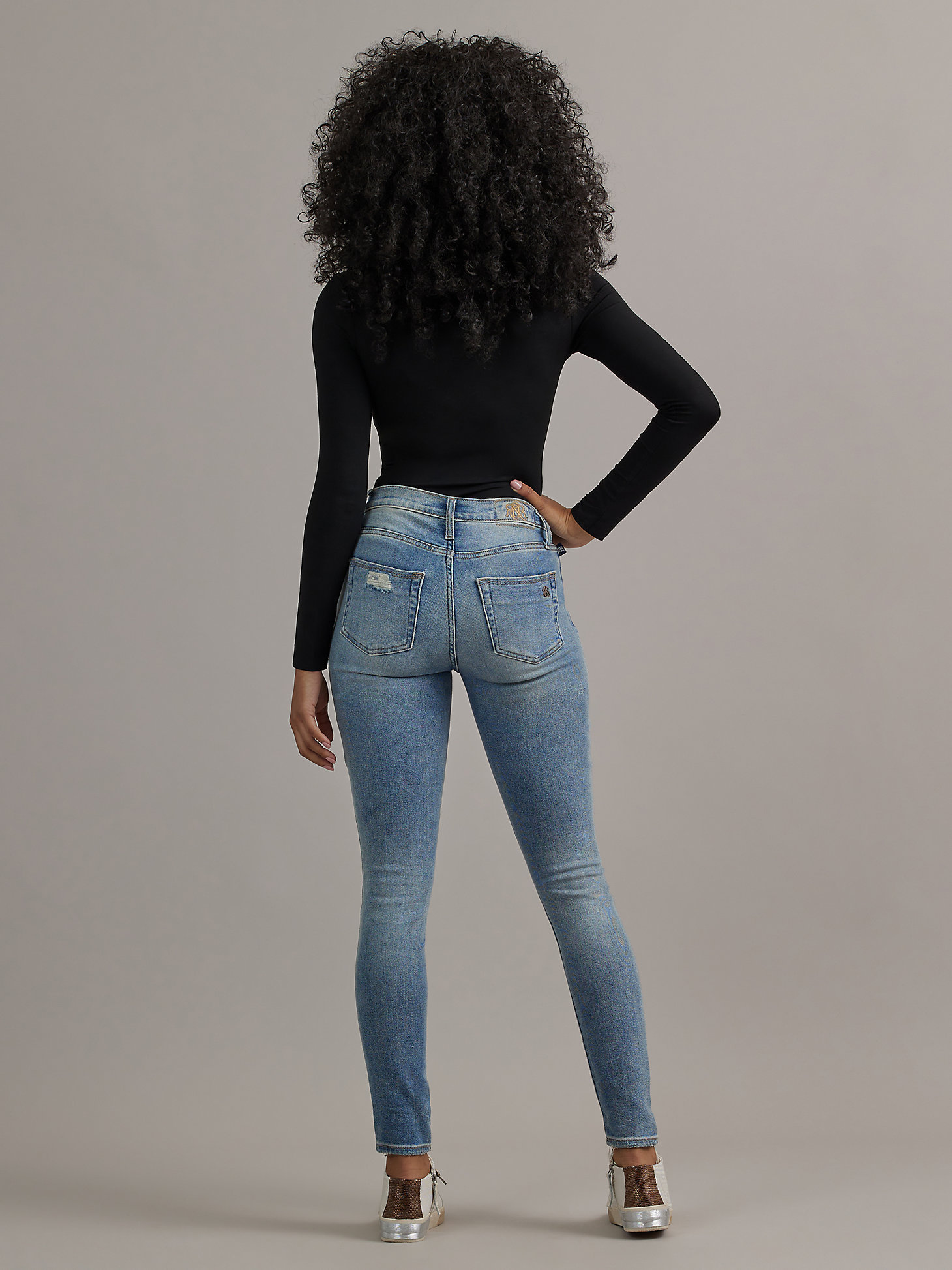 Women's High Roller High Rise Skinny Jean in Off Limits alternative view 1