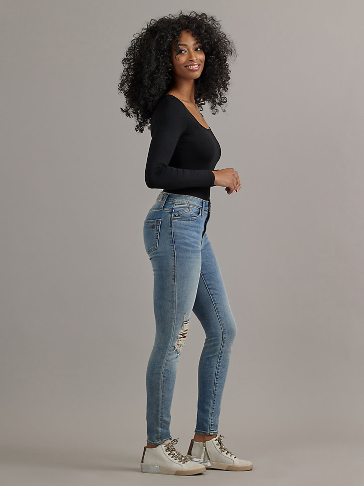 Women's High Roller High Rise Skinny Jean in Off Limits alternative view 2
