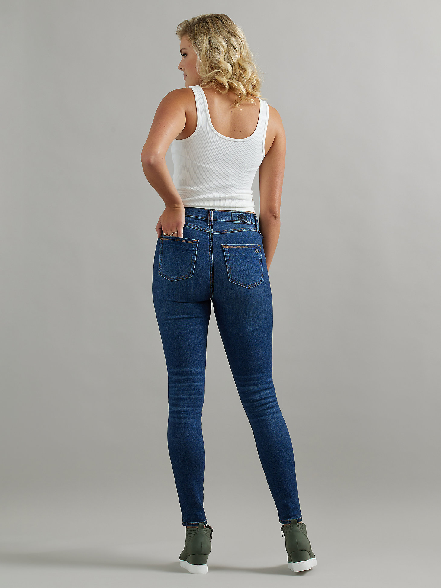Women's High Roller High Rise Skinny Jean in In It Win It alternative view 1