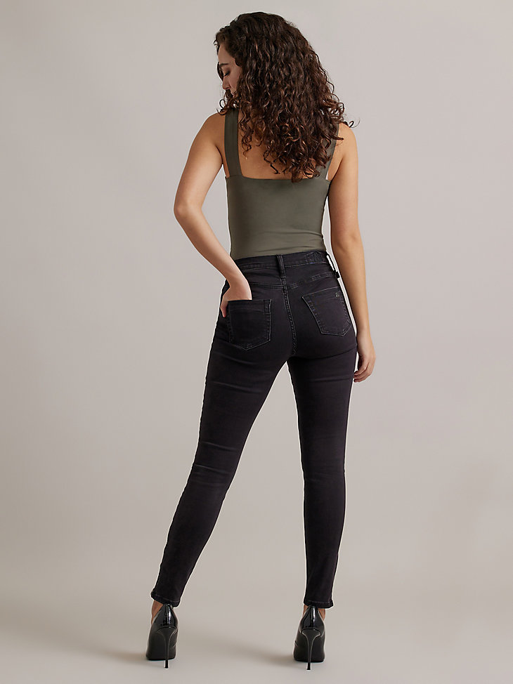 Women's High Roller High Rise Skinny Jean in Zip It alternative view