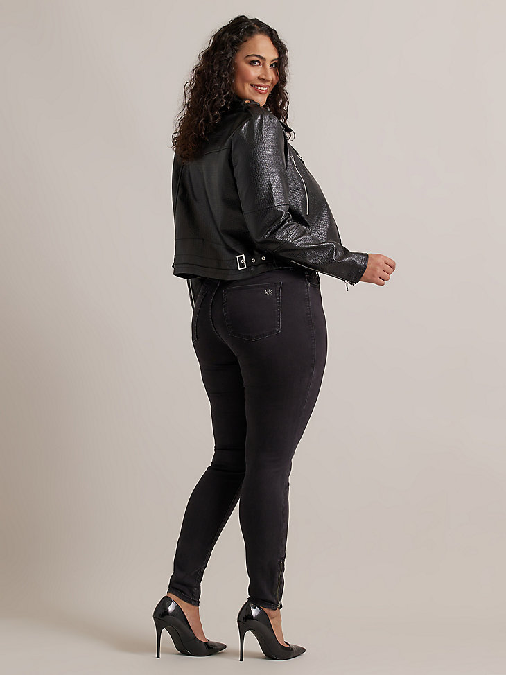 Women's High Roller High Rise Skinny Jean in Zip It alternative view 4