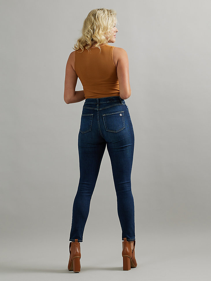 Women's High Roller High Rise Skinny Jean in Night After alternative view