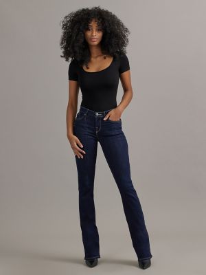 Vtg Rock & Republic Denim Jeans Women's 27 Waist Barely Flare Leg Style