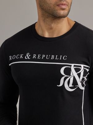 Monogram Long Sleeve Shirt Black