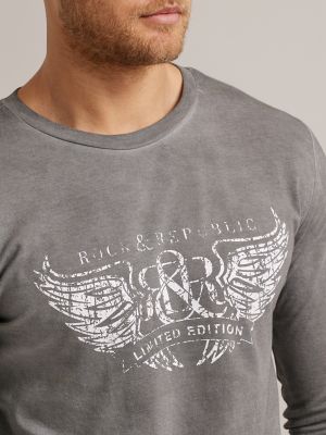 Men's Long Sleeve Limited Edition Tee in Vintage Charcoal alternative view 2