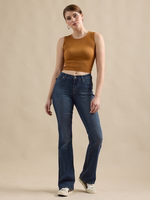 Women's Kassandra Bootcut Jean in Reign Check main view