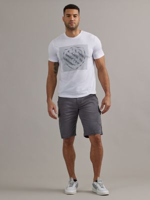 Men's Vaughn Relaxed Cargo Short in Anthracite main view