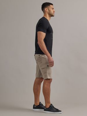 Men's Vaughn Relaxed Cargo Short in Khaki alternative view 2