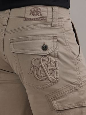 Men's Vaughn Relaxed Cargo Short in Khaki alternative view 3