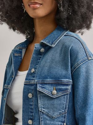 Women's Denim Jacket in Originator alternative view 4