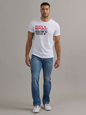 Rock & Republic Men's Straight Fit Jean