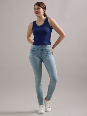 Pink Republic Lined Denim Leggings & Jeggings for Women