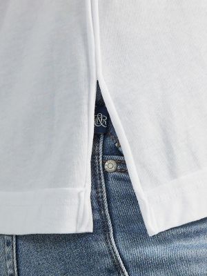Womens V Neck Oversized Tee:White:XL alternative view