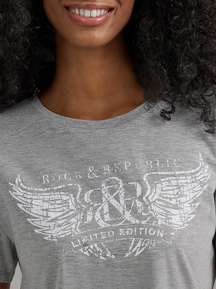 Women's Limited Edition Boxy Tee in Heather Grey alternative view