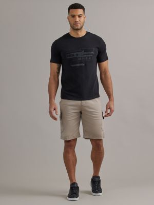 Men's Block Logo Tee in Black
