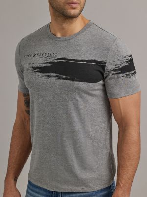 Men's Paint Swipe Tee in Heather Grey alternative view