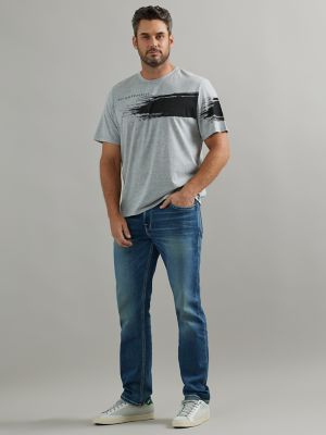 Men's Paint Swipe Tee in Heather Grey alternative view 2