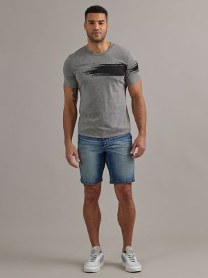 Men's Paint Swipe Tee in Heather Grey main view