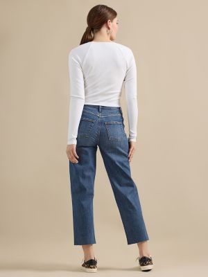 Women's Shea High Rise Straight Jean in On the Run alternative view