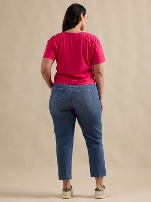 Women's Shea High Rise Straight Jean in On the Run alternative view 6