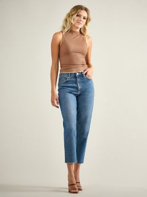 Women's Shea High Rise Straight Jean in On the Run