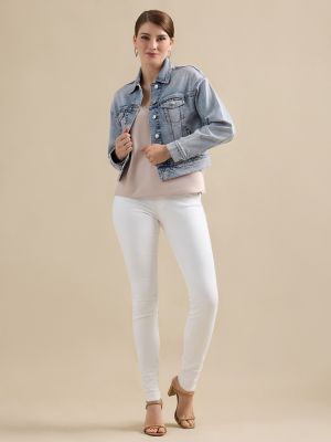 Women's Cropped Denim Jacket